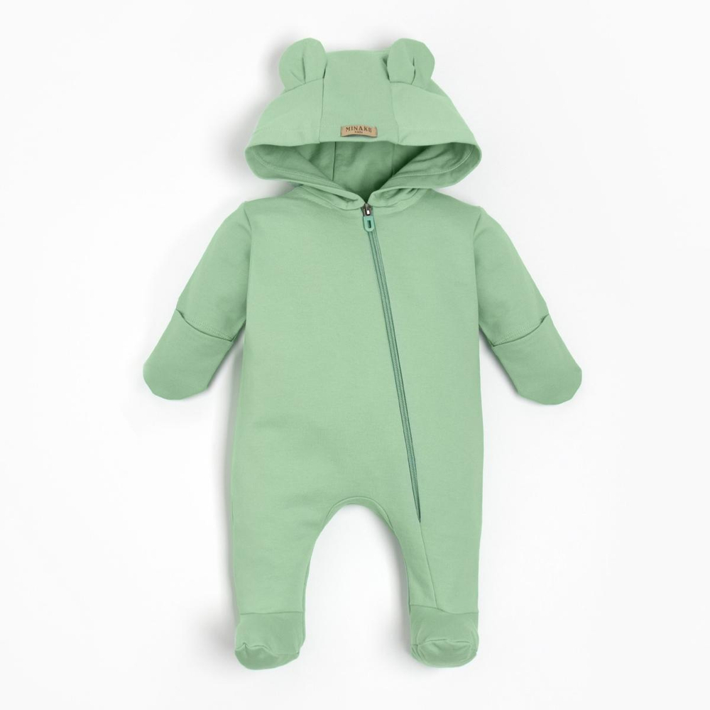 Комбинезон детский, цвет зеленый, р. 80-86 9308450 (MINAKU)