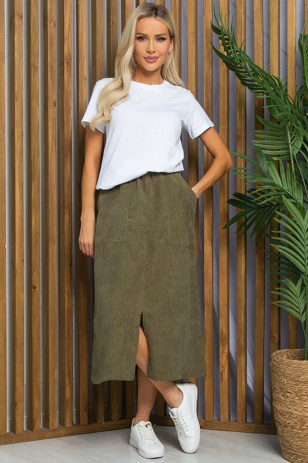 Юбка Лилиана (хаки) Ю13085-9М LT Collection