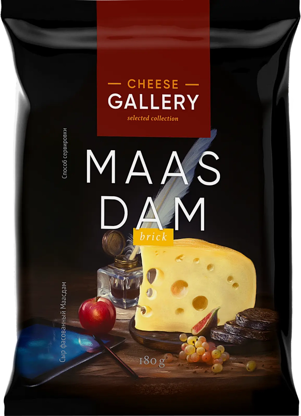 Сыр Cheese Gallery Маасдам 45% 180г