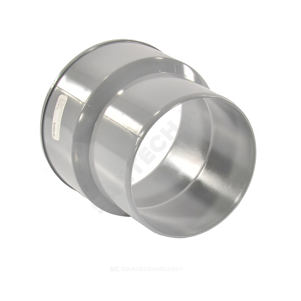 Переход PP-H на чугун серый BASE Дн 110х124 б/нап без манжеты VALFEX 23124110