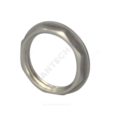 Контргайка латунь никель Ду 25 (1") ВР LD LD.67.508.25