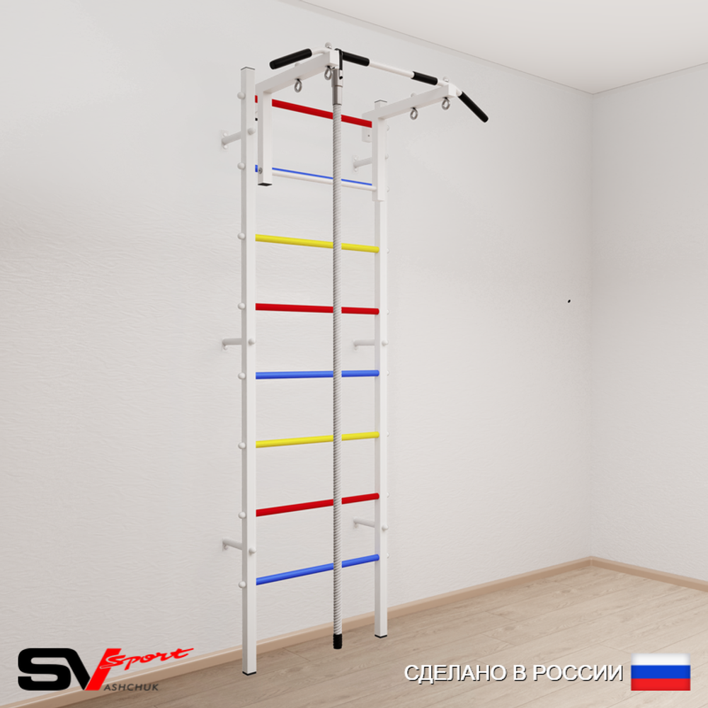 Шведская стенка Sv Sport 509 (Турник стандарт/Канат)
