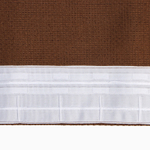 Штора портьерная  без держателя 135*270 коричневая