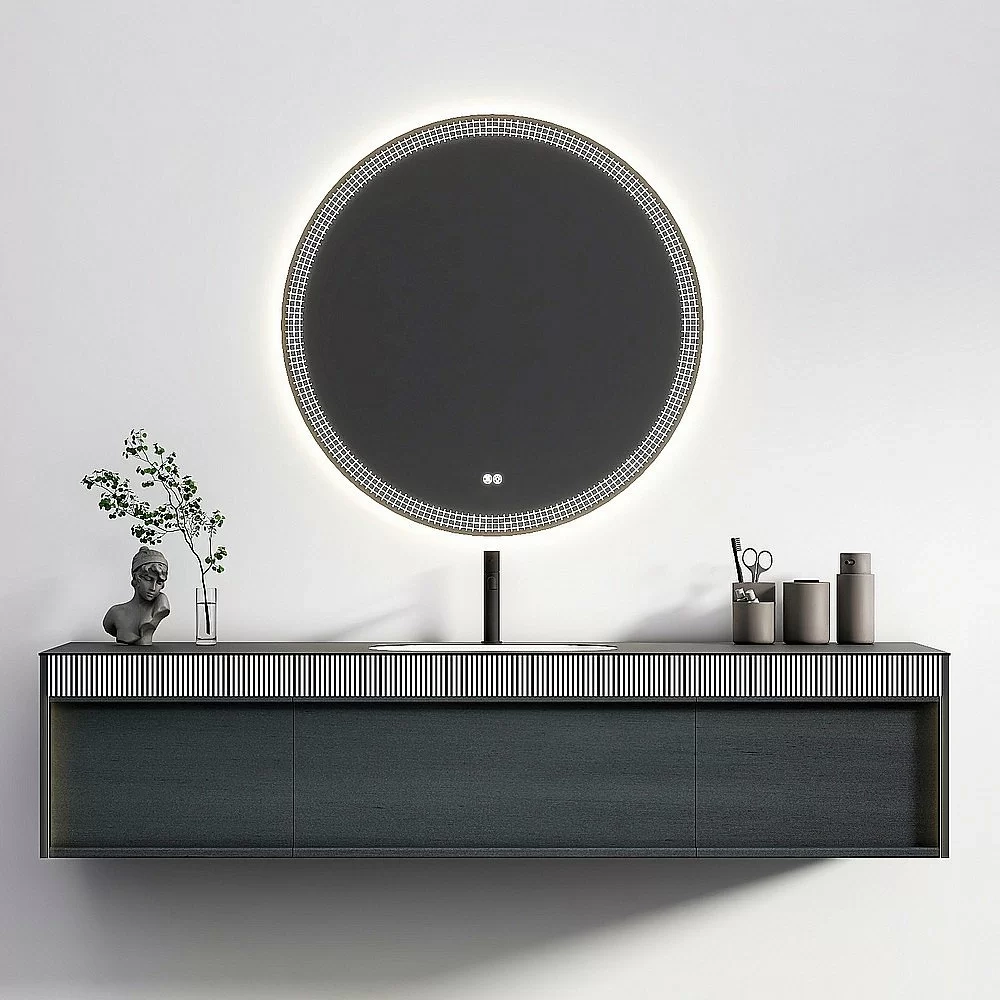 Тумба с раковиной Black&White Universe U950.1600 матовый античный серый