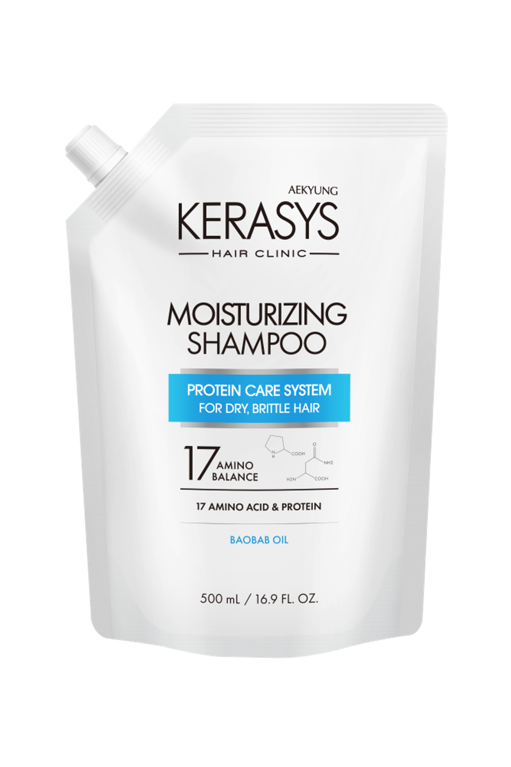 [KeraSys] Moisturizing shampoo - Шампунь для волос увлажняющий, 500мл