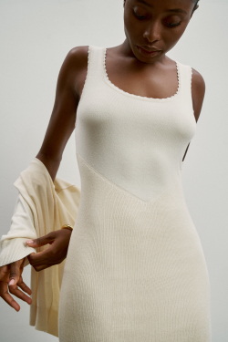 Платье ESSENTIAL, молочный