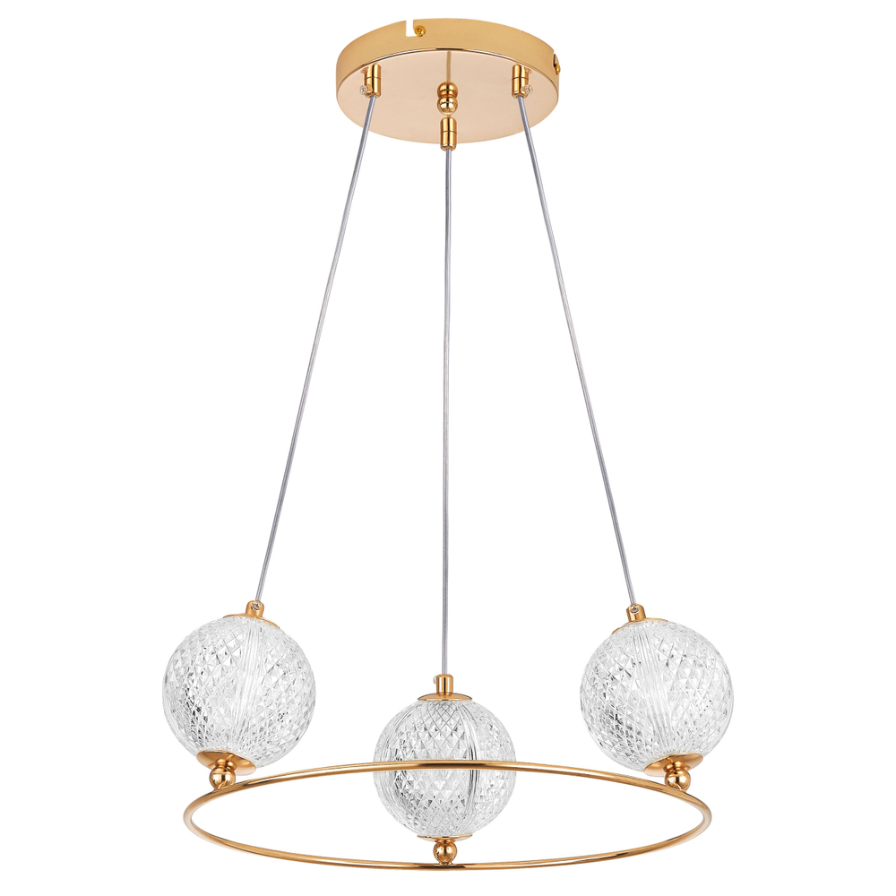 737033 Люстра ACRILE G9 3х6W(led) G9 ЗОЛОТО