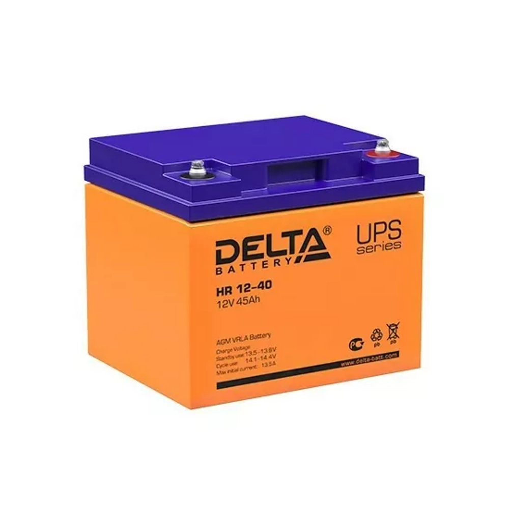 Аккумуляторные батареи Delta HR 12-40