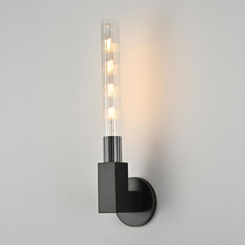 Бра Canelle Wall Lamp Single Sconces Black By Imperiumloft