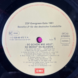 Винтажная виниловая пластинка LP Сборник So Schon Wie Heut (Germany 1981)