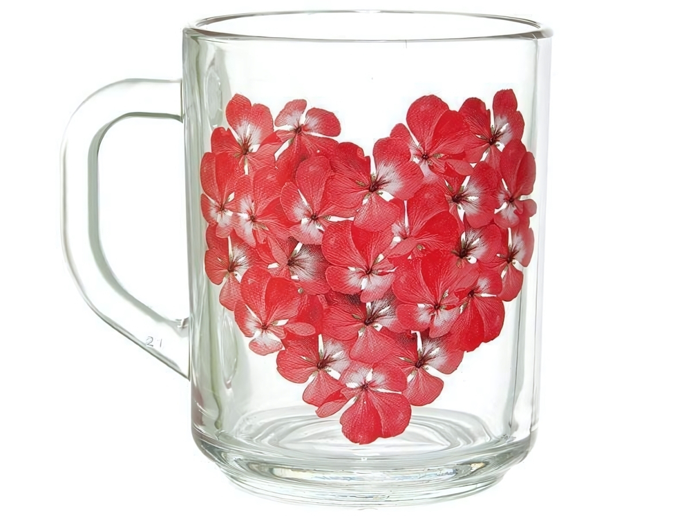 Кружка "Green tea" Цветочное сердце 200мл