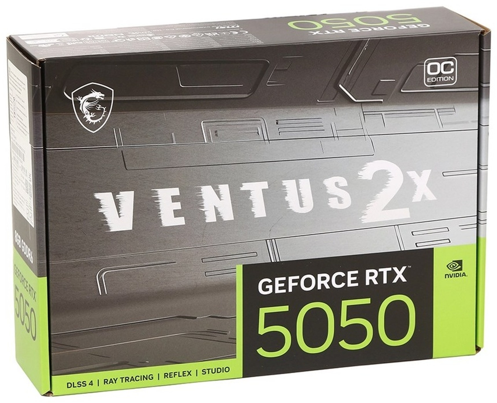 Видеокарта MSI RTX 5050 Ventus 2X OC (RTX 5050 8G VENTUS 2X OC) 8 Гб
