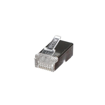 Коннектор RJ45 VCOM 8P8C для FTP кабеля 5 кат. экранированный, (100шт./уп.)