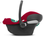 Коляска Cybex Balios S Lux BLK complete Aton B2 Dynamic Red 3 в 1 Moon Black с дождевиками