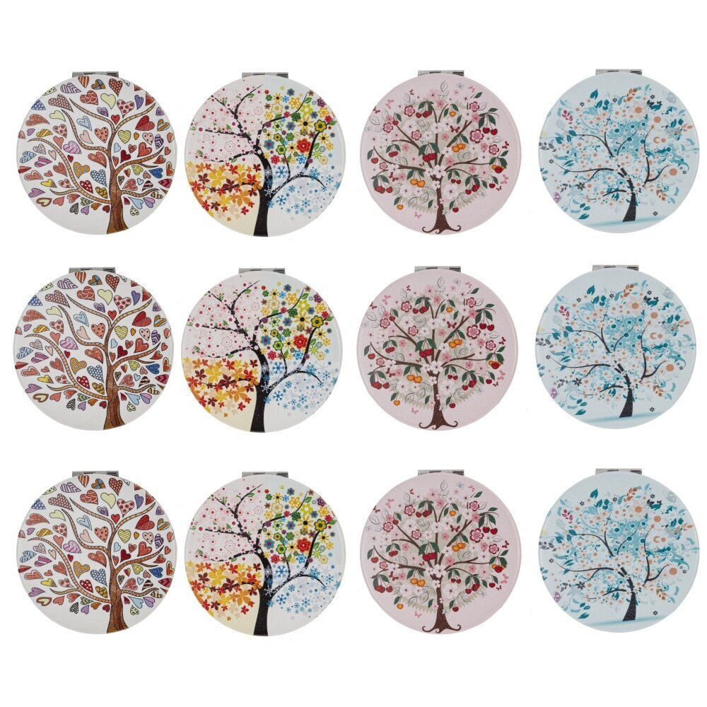 GAEM Зеркало карманное (блок 12шт), L7 W7 H1 см, 4в.