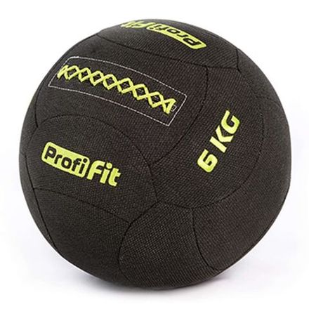 Медицинбол набивной кевларовый (Kevlar Wallball) PROFI-FIT 6 кг