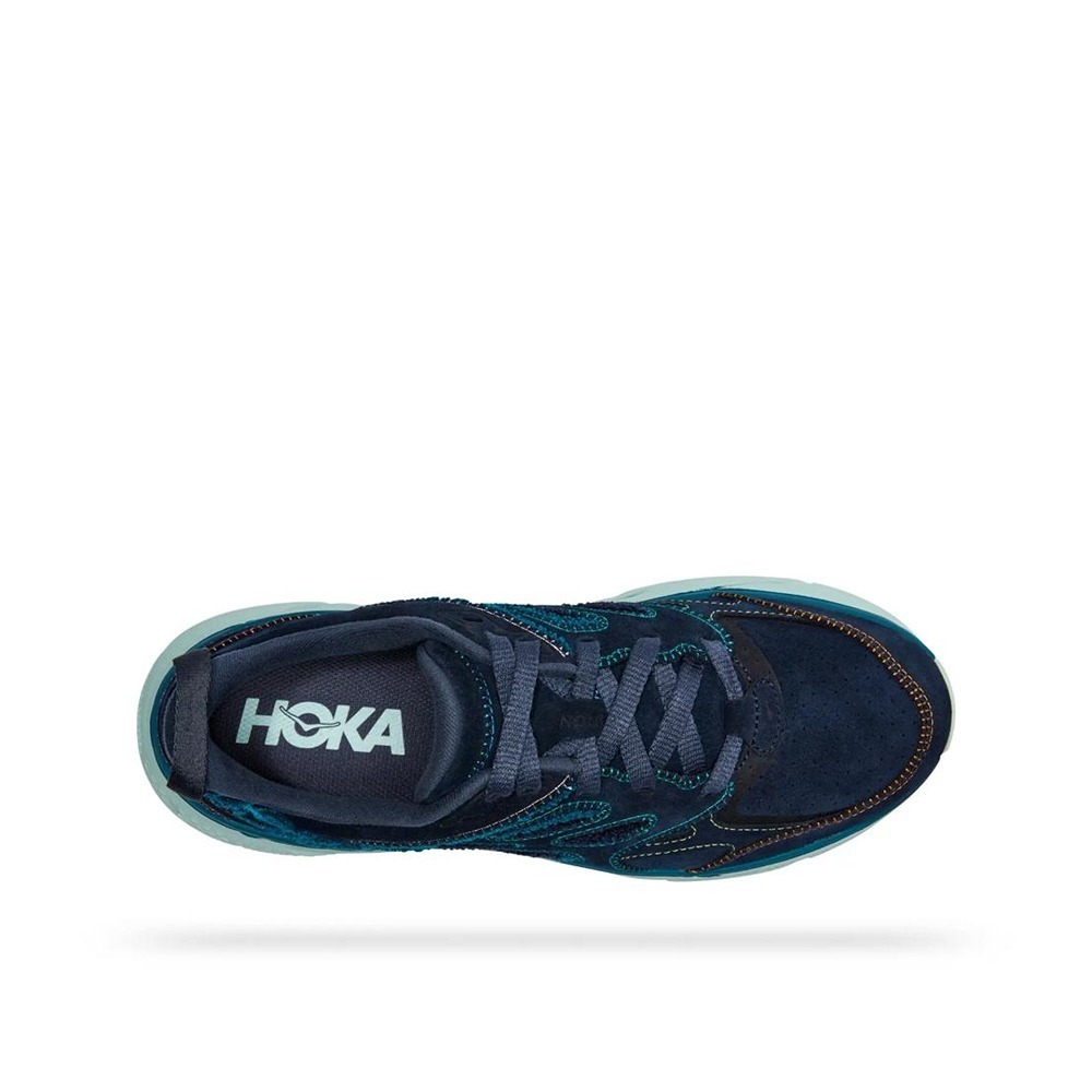 Кроссовки мужские HOKA U CLIFTON L EMBROIDERY Outer Space / Blue Coral