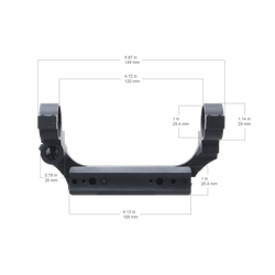 Кронштейн Vector Optics на Мосина (КО-91/30) D25,4 (VDSM-12) - фото 6