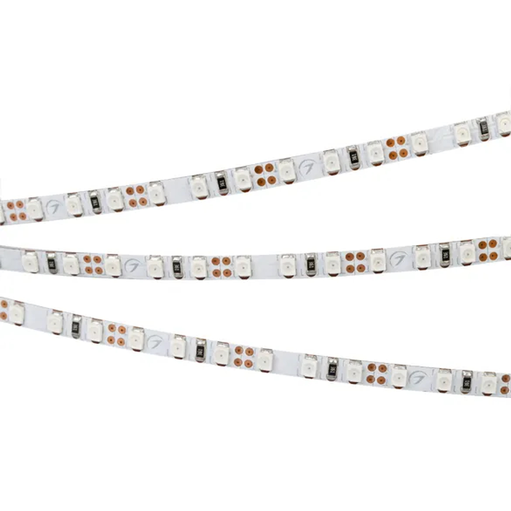 Светодиодная лента RT-A120-5mm 12V Yellow (9.6 W/m, IP20, 5m) (Arlight, 9.6 Вт/м, IP20) 015006(1)