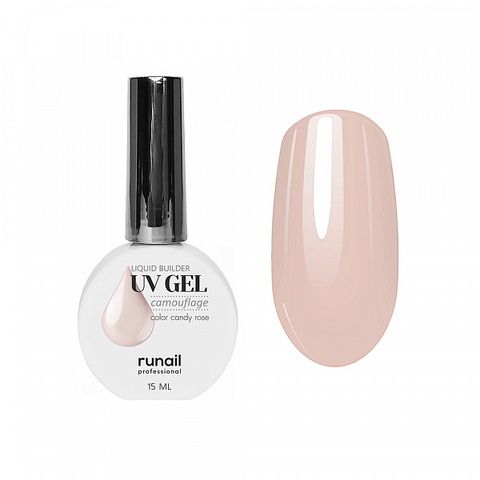 RuNail Professional Camouflage UV Gel 15ml Нежный лепесток 5317