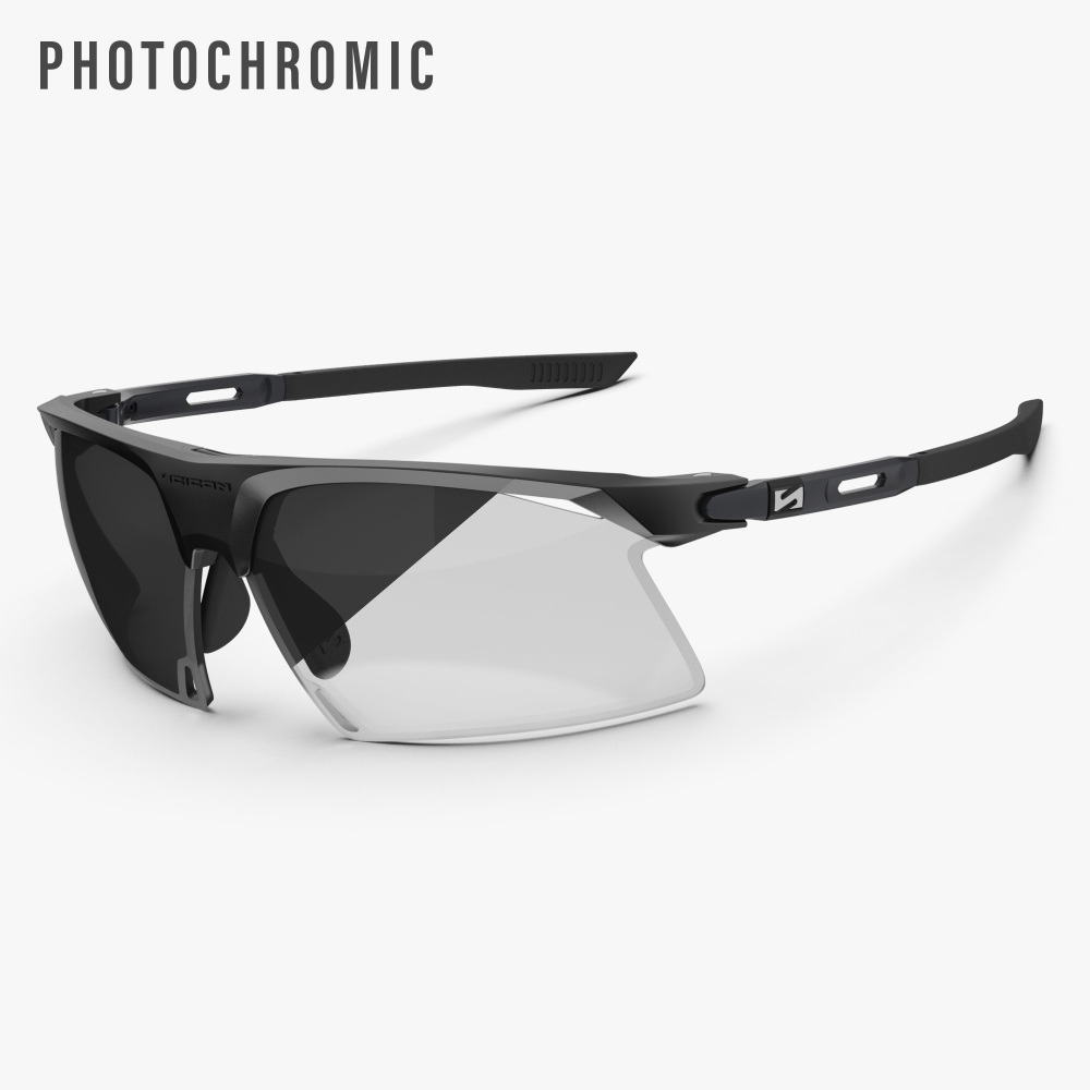 Спортивные очки c диоптриями Scicon Aerobeam Titanium Sunglasses Black Matt Photochromic Grey