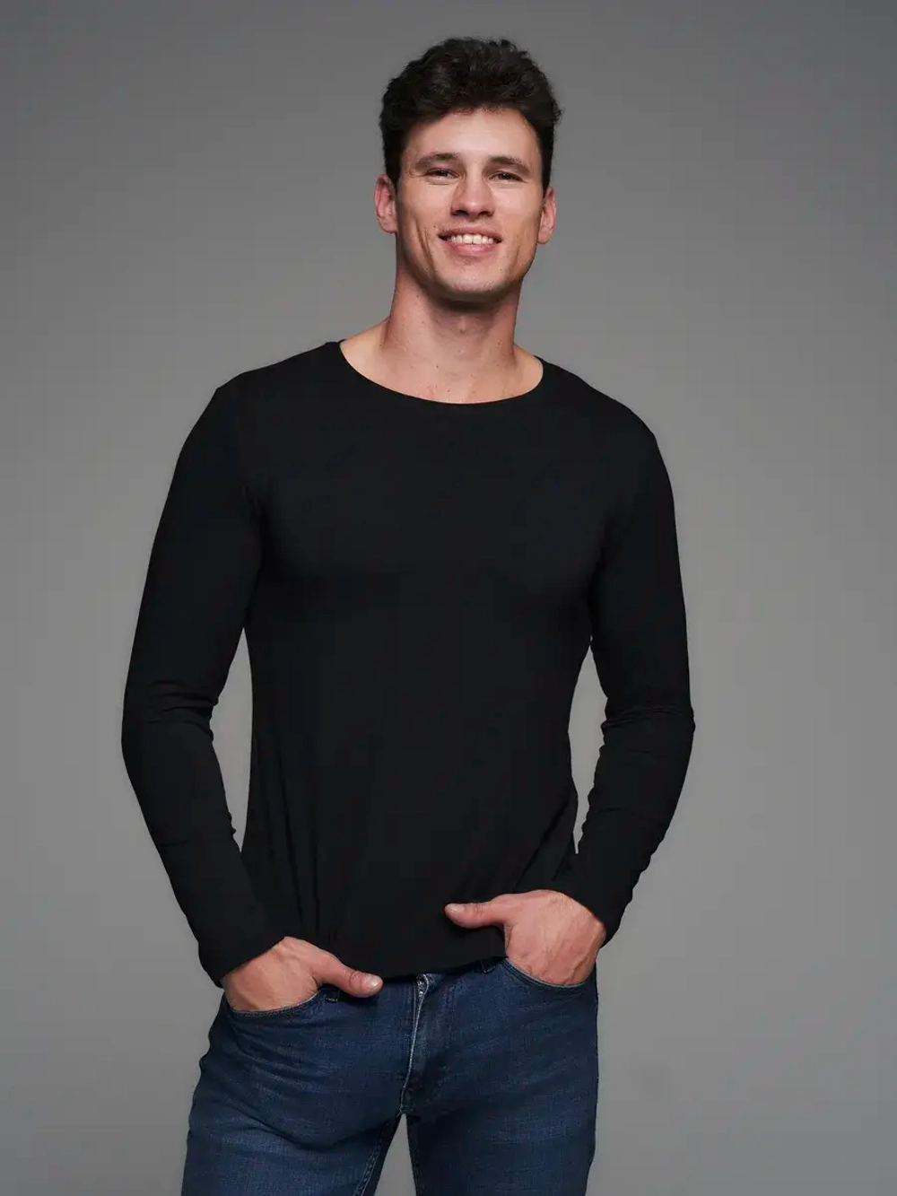 Лонгслив облегающий