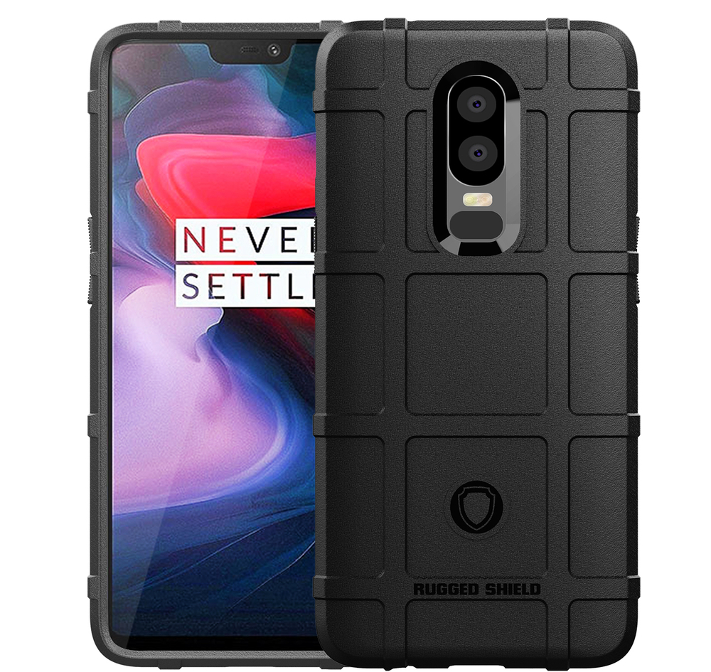 Чехол для OnePlus 6 цвет Black (черный), серия Armor от Caseport