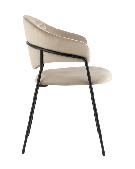 Стул Алексис велюр капучино