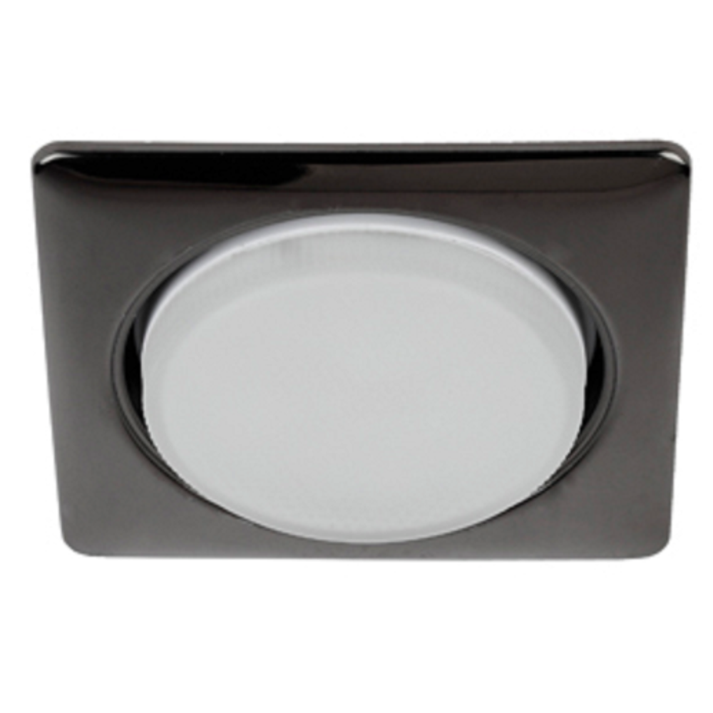 KL71 BK /1 (к) Светильник ЭРА под лампу Gx53 квадр.,220V, 13W,черный металл