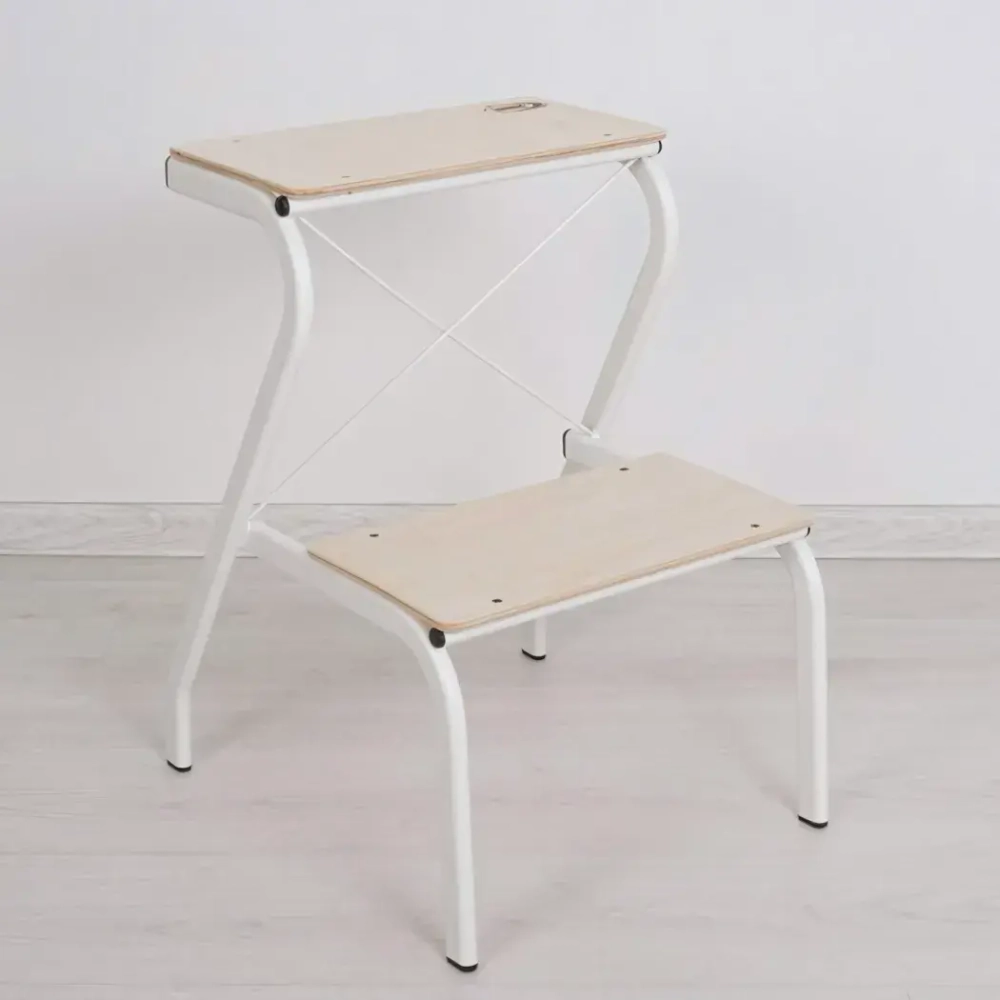 Табурет-стремянка «Конёк» (Белый)