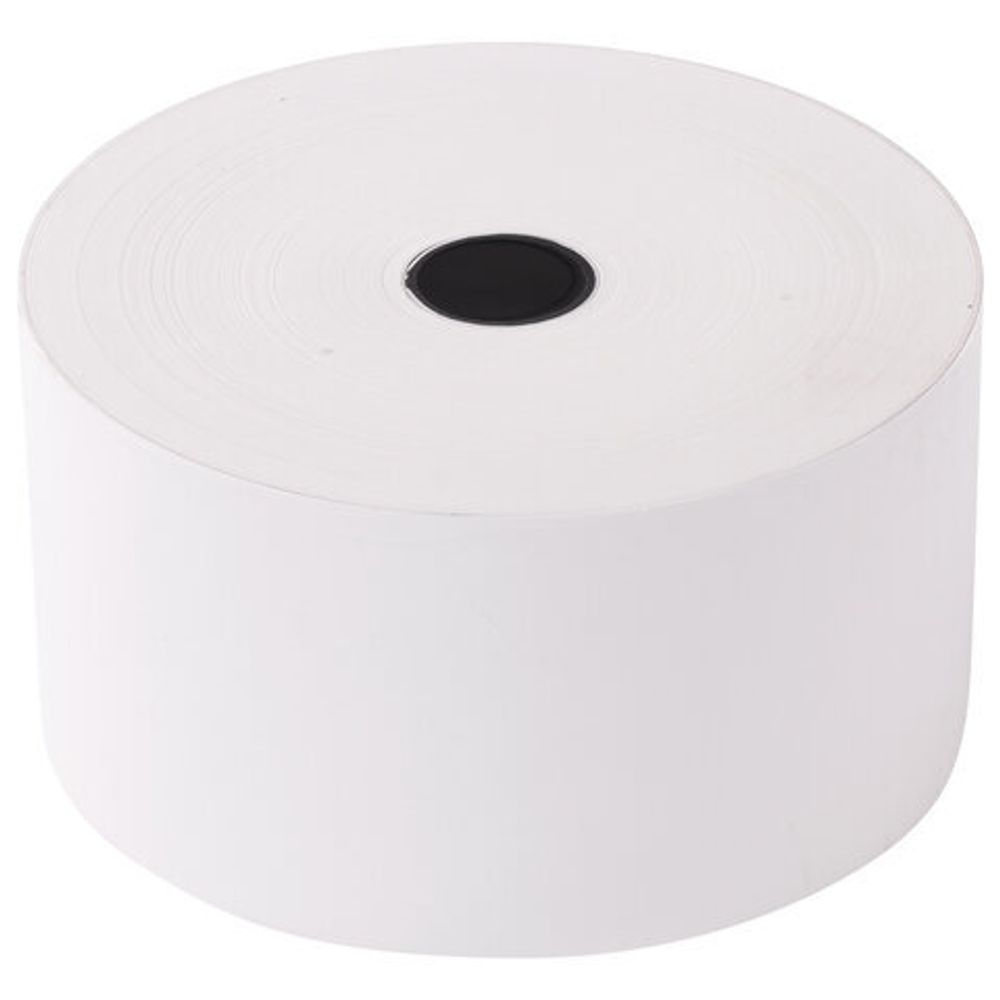 Чековая лента ТЕРМОБУМАГА 80 мм (диаметр 120 мм, длина 150 м, втулка 26 мм), слой наружу, КОМПЛЕКТ 2 шт., AKZENT, 52366