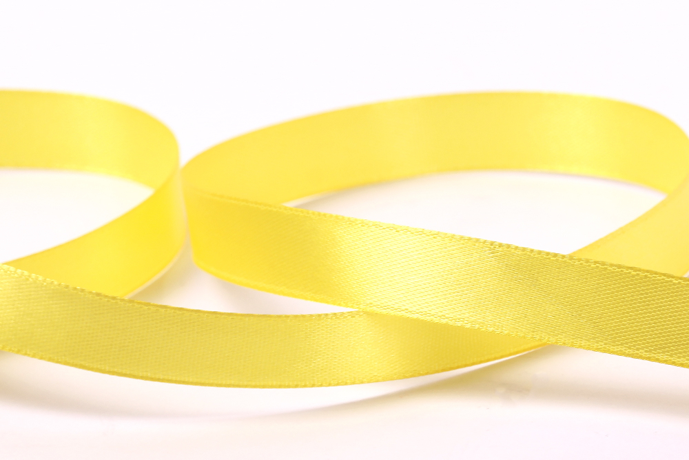 Лента атласная 12 мм "Gamma" №117 бл.желтый