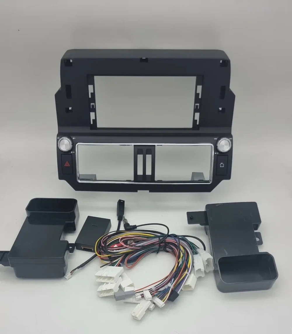 Магнитола для Toyota Land Cruiser Prado 150 2013-2017 (поддержка 360) - Carmedia KP-T1203FW монитор 12.3" в стиле BMW на Android 11, CarPlay, 4G SIM-слот