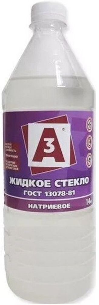 Клей Жидкое стекло А3   1,4кг (И)