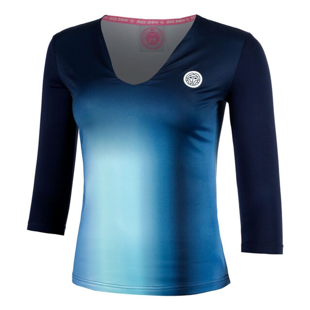 Футболка женская с длинным рукавом Spectrum и V-образным вырезом