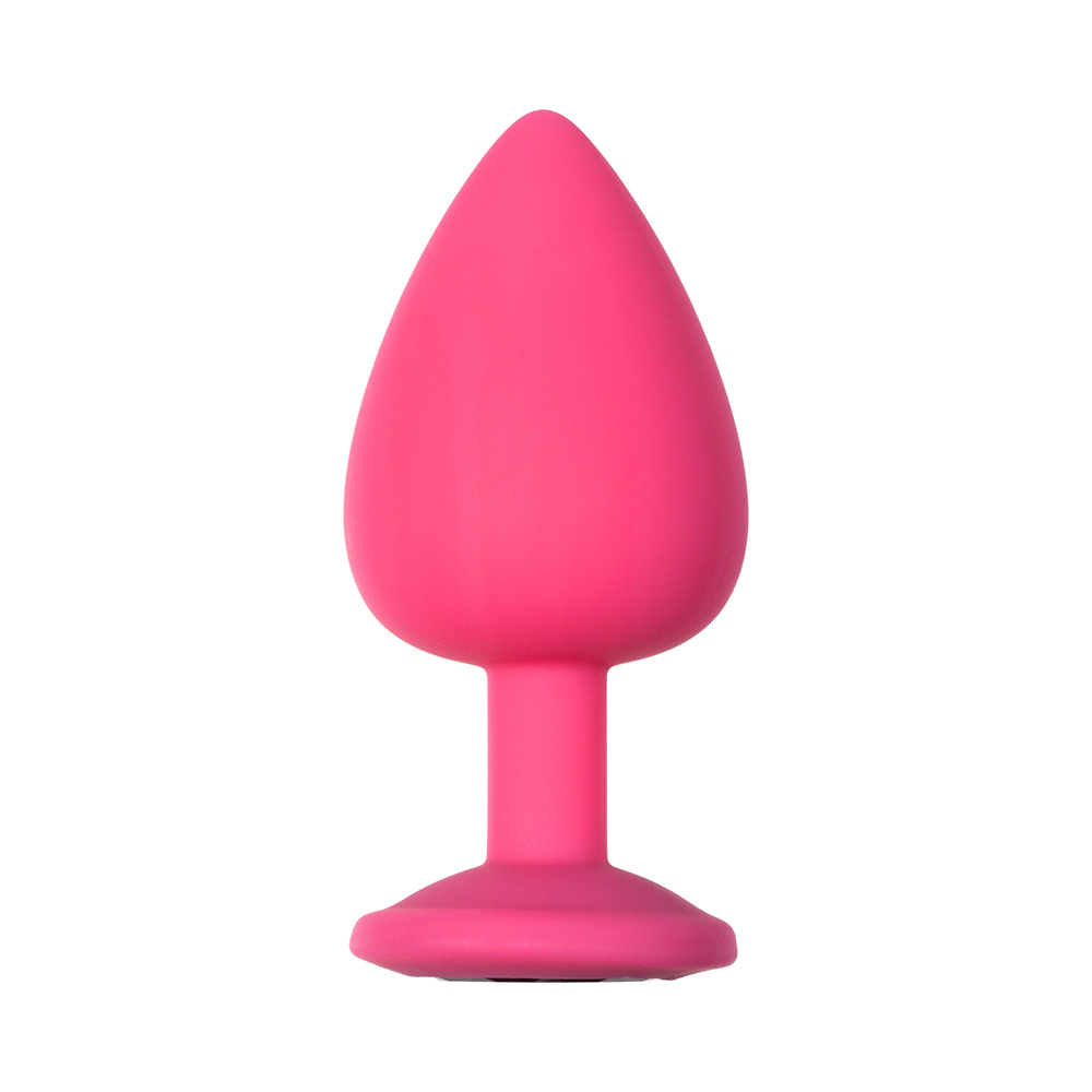 Анальная пробка Emotions Cutie Large Pink black Crystal 4013-01Lola