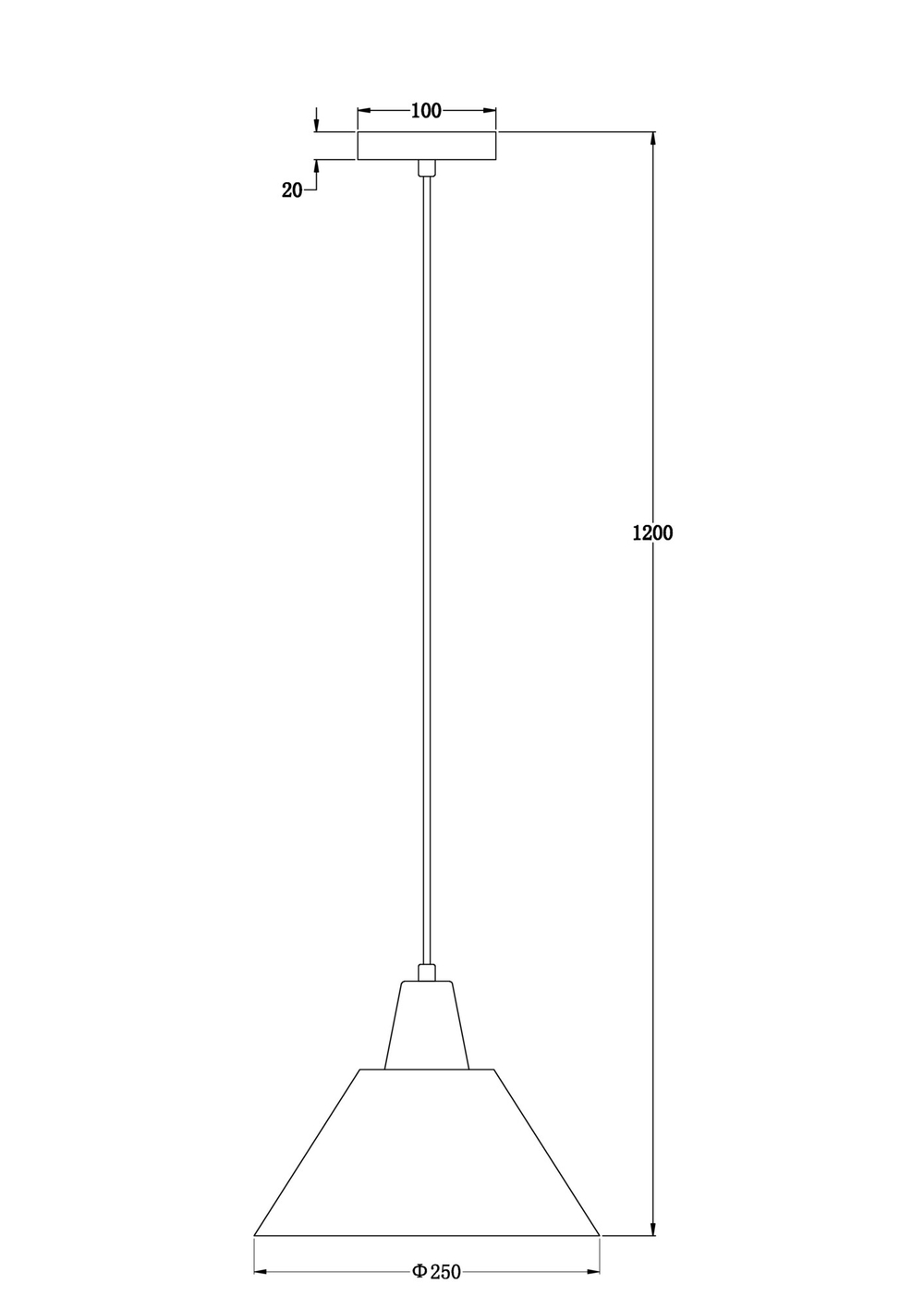 Подвесной светильник Freya FR5276PL-01N1
