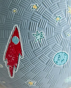 ZARA HOME ДЕТСКАЯ ИГРУШКА-МЯЧ С ПРИНТОМ «КОСМОС», РАЗНОЦВЕТНЫЙ