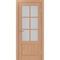 Купить Межкомнатная дверь экошпон Турин 541ПФ.2221 ясень тёмный остеклённая