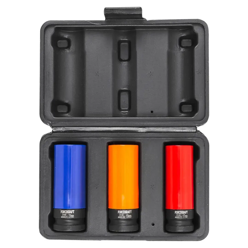 Набор головок ударных тонкостенных 3пр. 1/2'' FORCEKRAFT FK-4032C