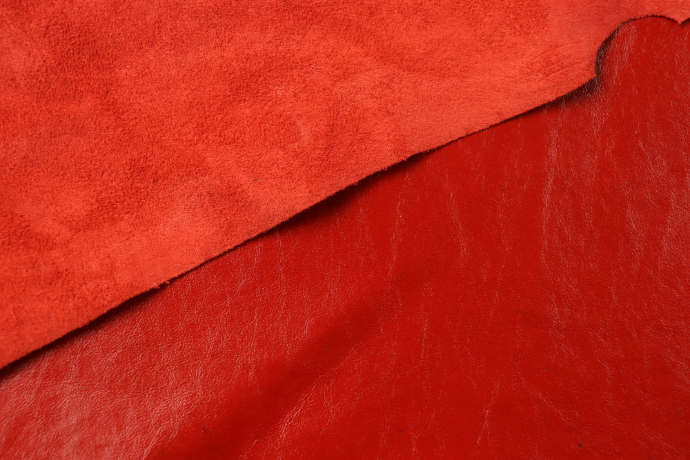 0,5-0,7 Кожа подкладочная Милена красная