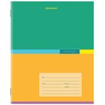 Тетрадь 24 л. BRAUBERG линия, обложка картон, "ЦВЕТНОЙ", 106487, 5шт