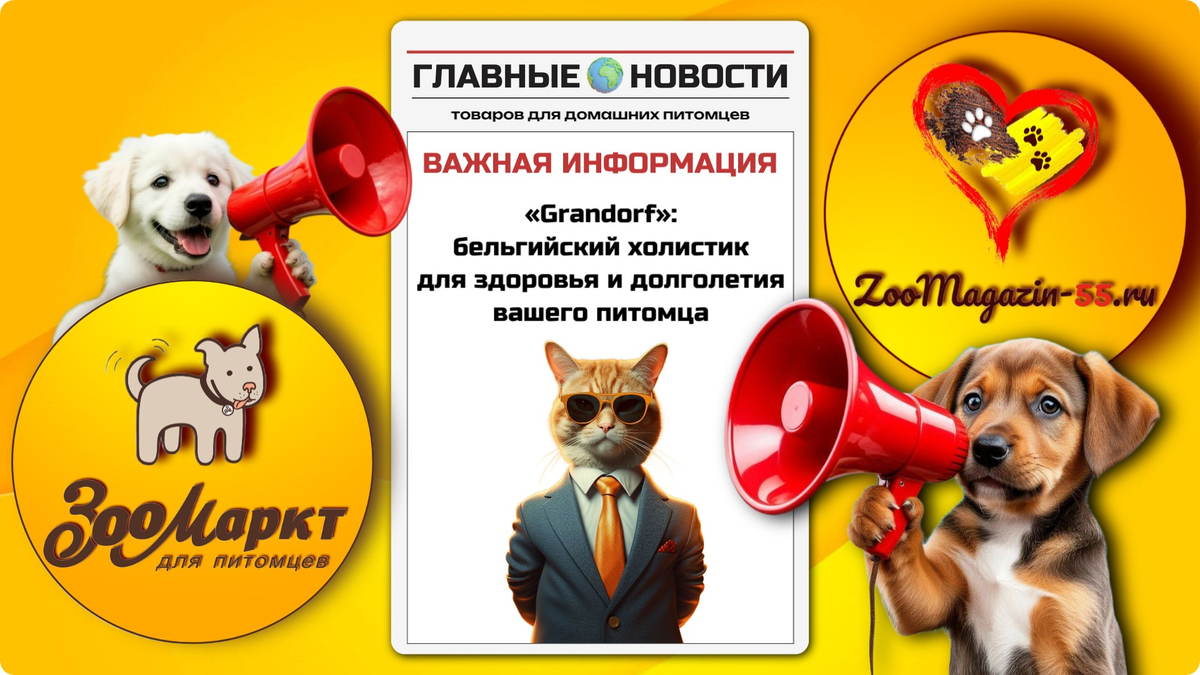 «Grandorf»: бельгийский холистик для здоровья и долголетия вашего питомца.