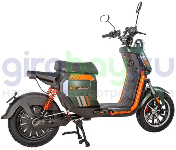 Электроскутер WENBOX U2 1500W (60V/45Ah) - Зелёный фото №7