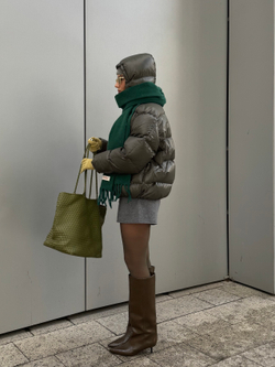 Пуховик Стокгольм зеленый