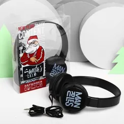 Наушники накладные «Santa», с микрофоном