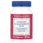 The Vitamin Shoppe, D-глюкарат кальция для женщин, 250 мг, 60 таблеток
