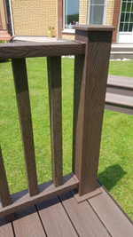 Крепление для балясин (под 45гр. и90гр.) POLIVANGROUP коллекция SINGARAJA 34*34*67мм