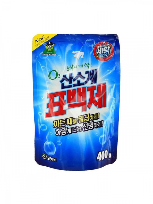 [Sandokkaebi] Отбеливатель для стирки белья порошковый кислородный, 400 г