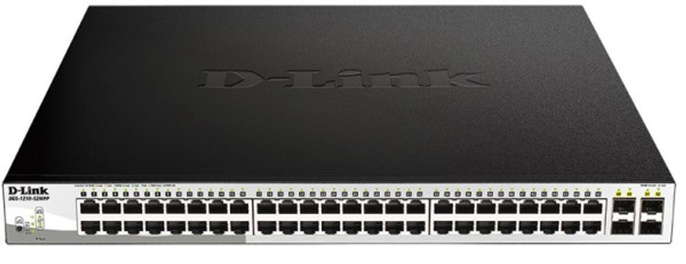 Коммутатор управляемый D-link DGS-1210-52MPP/E2A